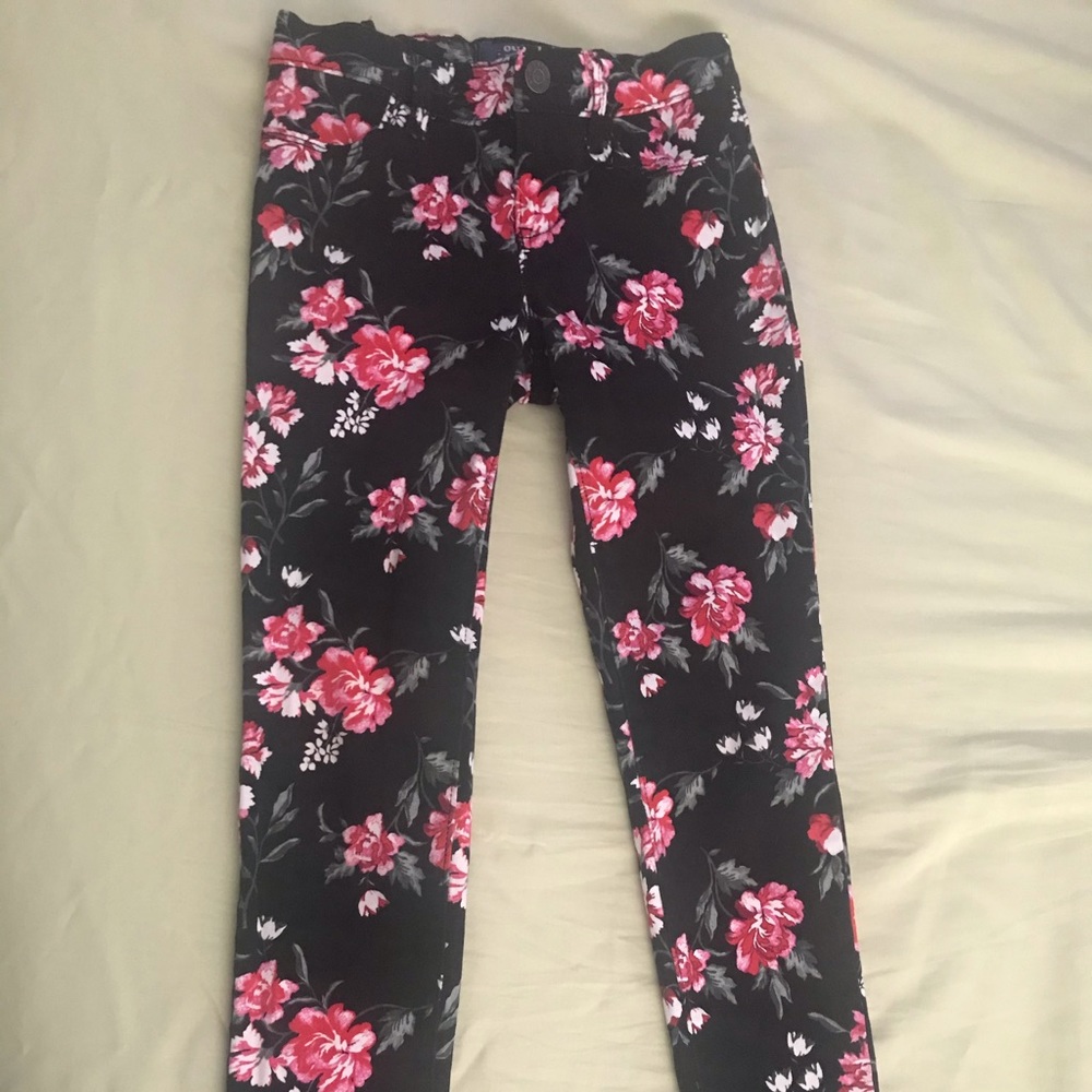 Old Navy Rockstar Jeggings Size 8R Floral prints